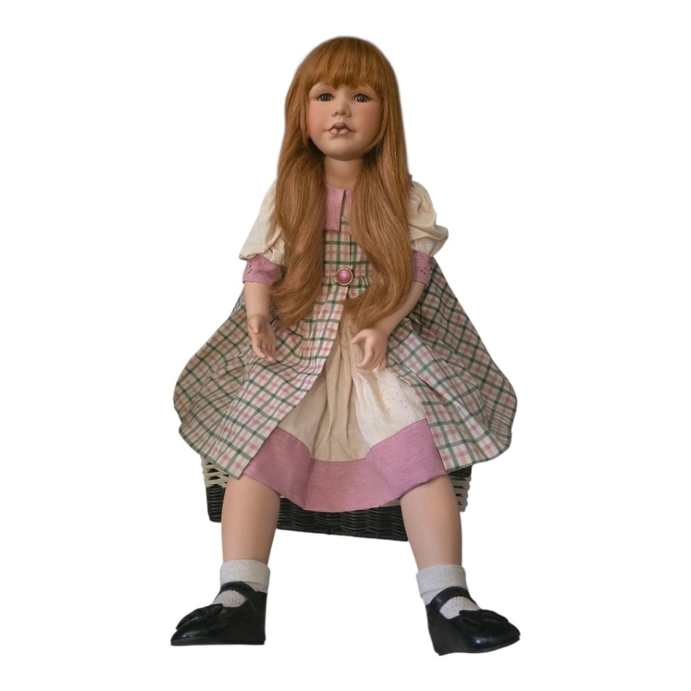 Berdine Creedy Masterpiece Gallery Amaria Porcline Doll 1998 Signed And Numbered